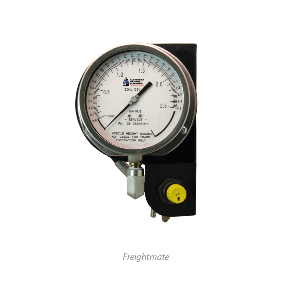 This is freightmate a analogue type weighing system